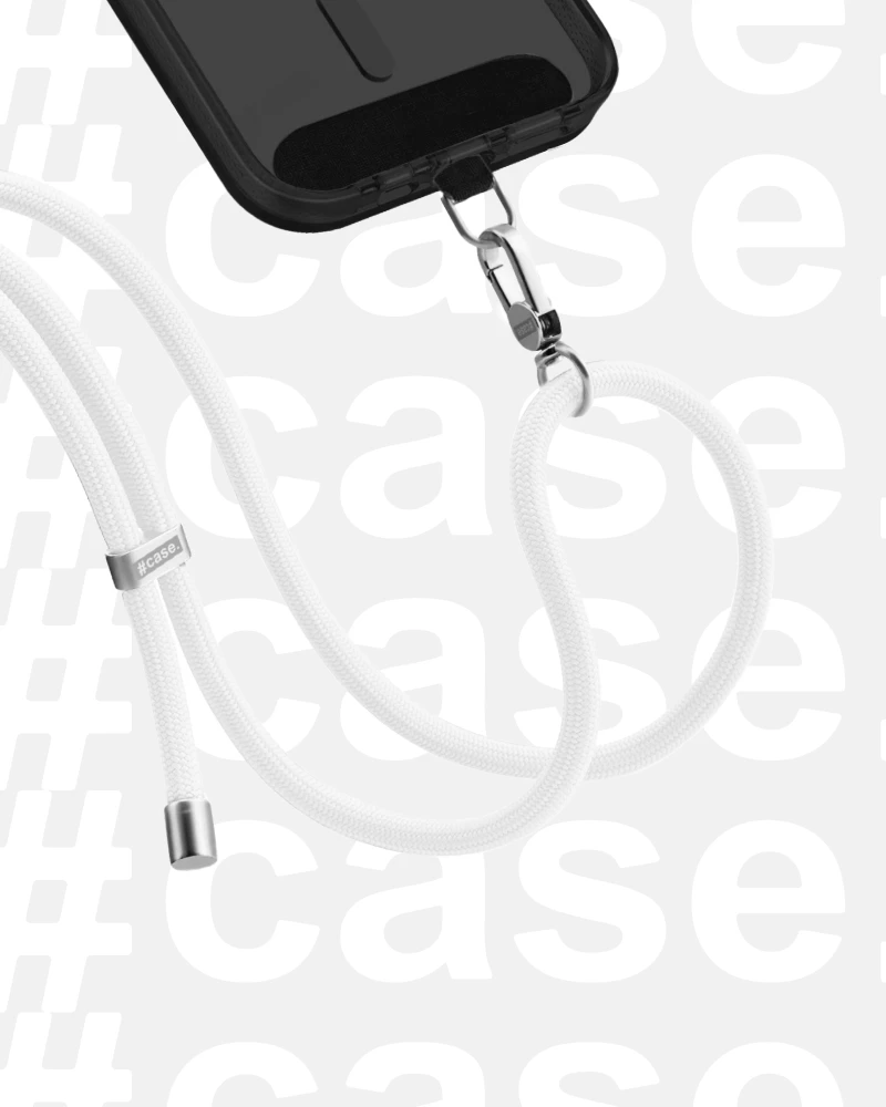 Crossbody Strap telefonpánt - snow white